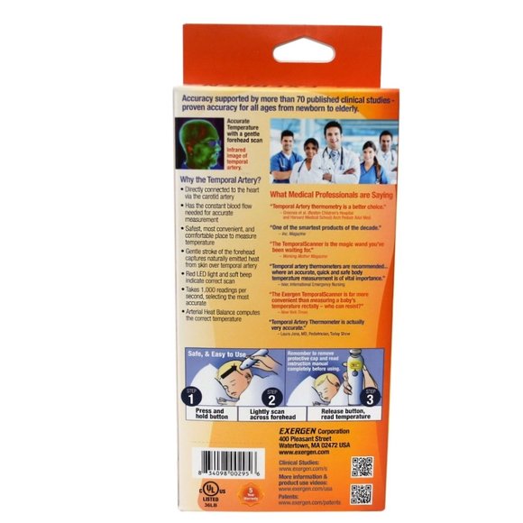 EXERGEN Temporal Artery Scanner Thermometer - Picture 4 of 4